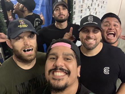 Eric pre-fight selfie