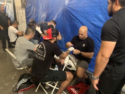 Tracy wrapping up Jesse Herrera