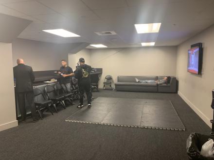 The locker room