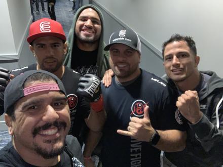 Josh Jones pre-fight selfie