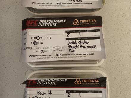 UFC meal prep