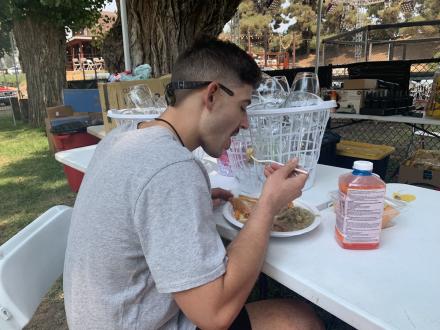 Post weigh-in lunch