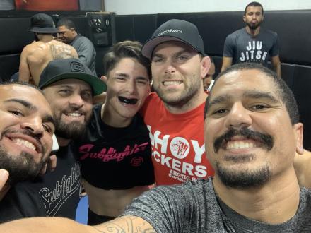 Sal pre-fight selfie