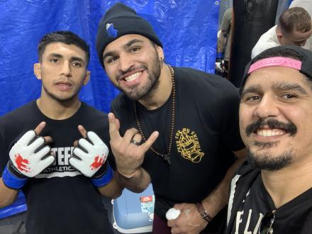 Johnny Arreola pre-fight selfie