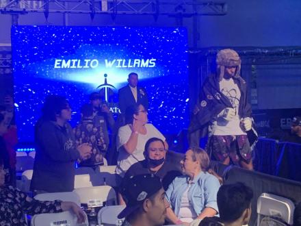 Emilio Williams walk-out