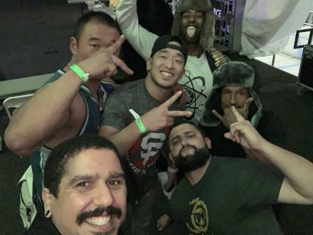 Pre-fight selfie