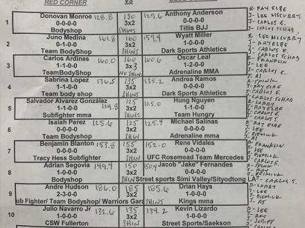 The lineup