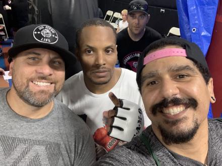 Carlos pre-fight selfie
