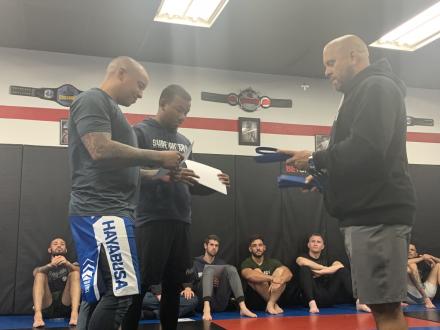 Michael Guillory & Diamond Guillory - blue belts