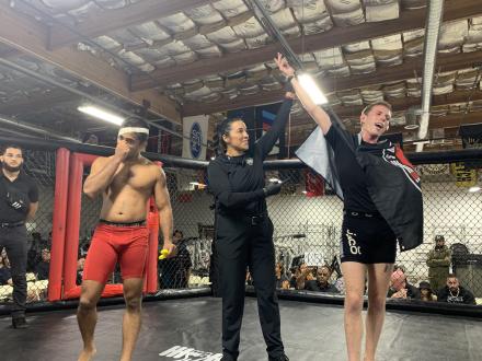 Benjamin Blanton wins via first round submission (achilles lock)