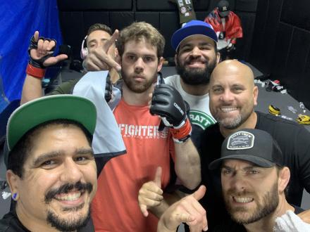 Fred Adams pre-fight selfie