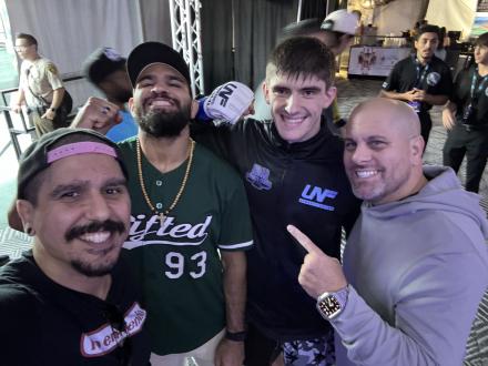 Maxime pre-fight selfie