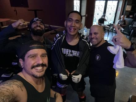 Erick pre-fight selfie