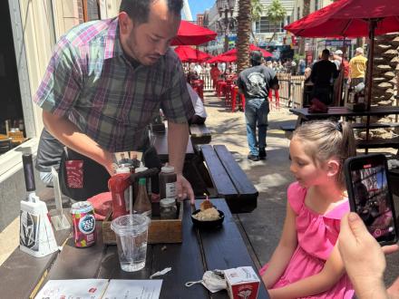 Birthday lunch for Scott Lemone's daughter