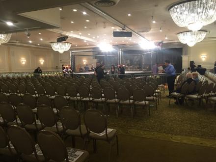 Empty Sportsmen's Lodge ballroom