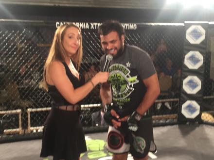 Gabe post-fight interview