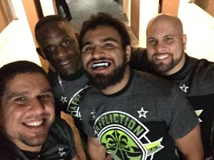 Gabe pre-fight selfie