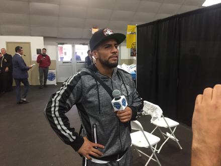 Josh post-fight interview