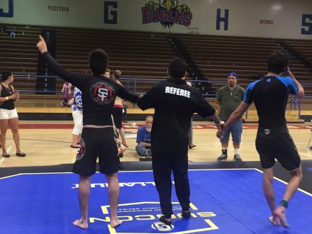 Stephen Arriola wins his second match