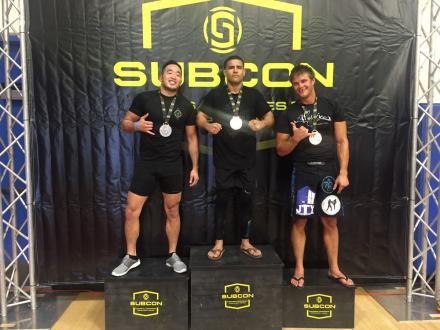 Josh Jones taking 1st and Albert Lee taking 2nd in Middleweight Intermediate