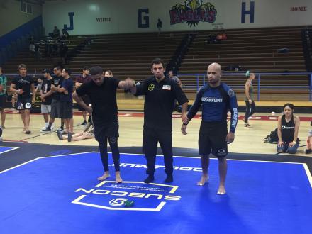 Josh Jones wins his first match