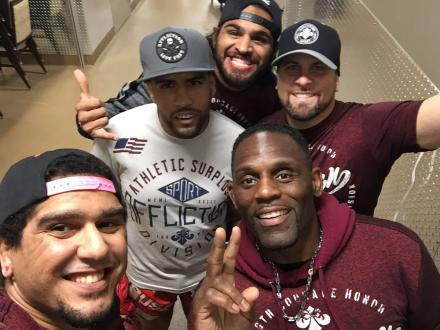 Josh pre-fight selfie