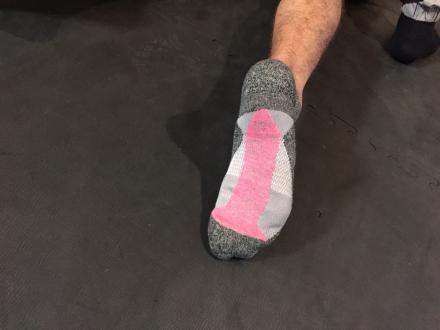 Josh's socks had dicks on them...